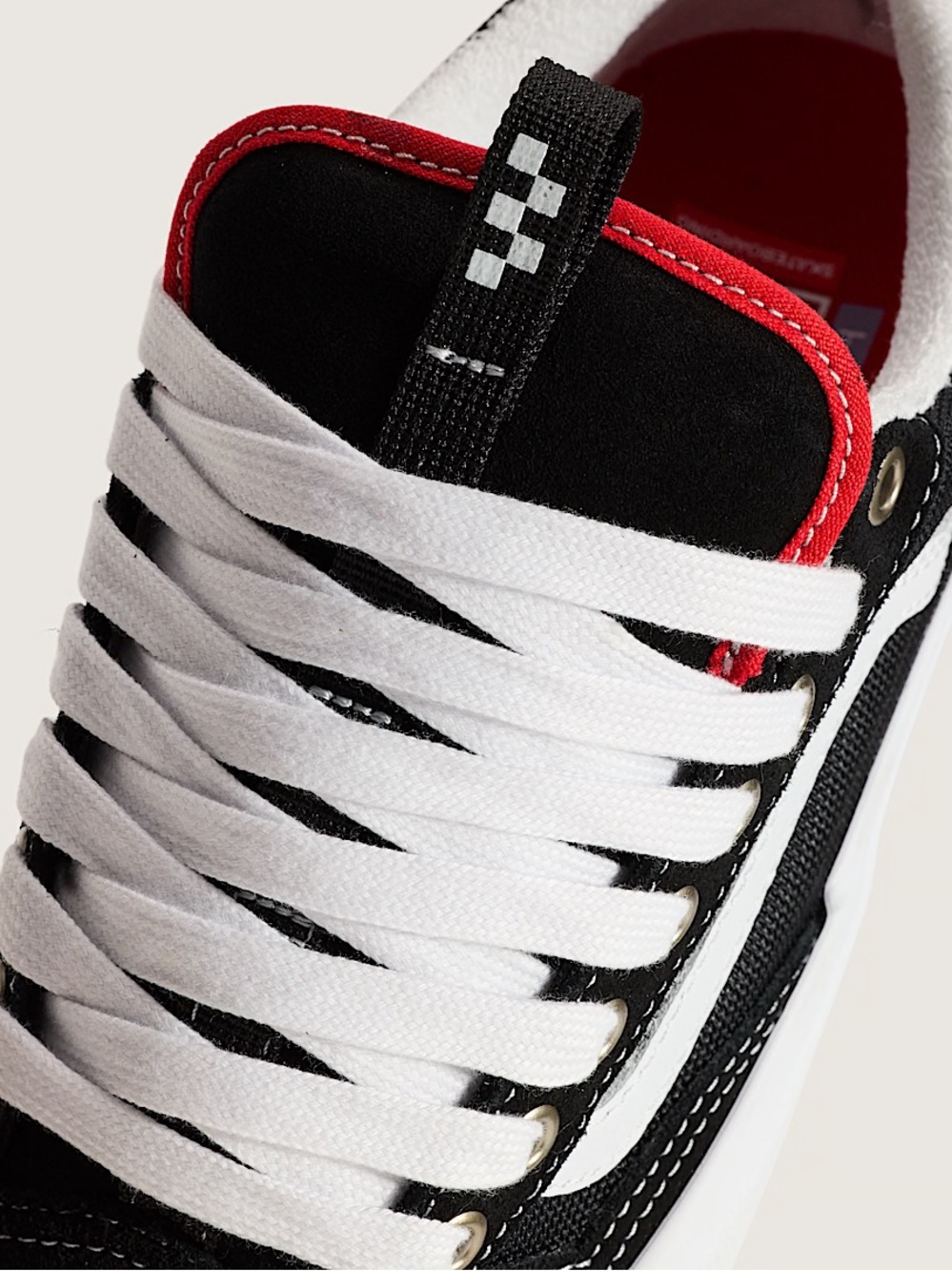Vans Mens Skate Old Skool 36+ Black/White - Picture 8 of 10